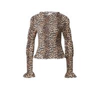 YAS Blusa 'YASCHEMMA' marrón / capuchino / negro S marrón / capuchino / negro