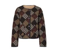 YAS Chaqueta de entretiempo 'YASAnari' beige / crema / marrón rojizo / negro S beige / crema / marrón rojizo / negro