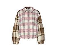 YAS Chaqueta de entretiempo 'YASRUBY' crema / marrón oscuro / rosa claro S crema / marrón oscuro / rosa claro