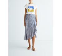 Yas Falda larga cruzada. Azul marino 34 (XS)