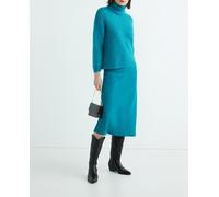 Yas Falda lisa midi tiro medio. Verde 36 (S)