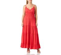 YAS sirala SL Ankle Dress S. Noos Vestido, Coral, XL para Mujer