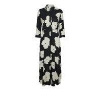 Y.A.S Yassavanna Long Shirt Dress S. Noos Vestido, Negro/AOP: Mille, L Mujeres