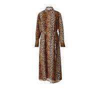 YAS Vestido camisero 'YASKaya' caramelo / naranja claro / negro / blanco 34 caramelo / naranja claro / negro / blanco