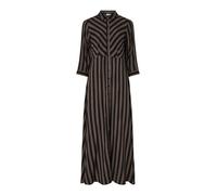 YAS Vestido camisero 'YASSavanna' marrón / negro 42 EUR