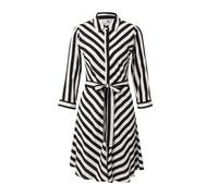 YAS Vestido camisero 'YASSavanna' negro / blanco 42 negro / blanco
