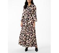 Yas Vestido largo de mujer camisero.. Marrón 40/L