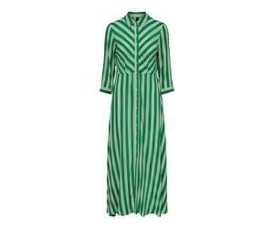Yas Yas - Vestido largo de mujer camisero. Verde claro Talla 36