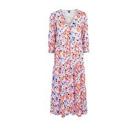 YAS Yasalira Noos-Vestido Largo 3/4, Rosa Suave/AOP: VIO Print, L para Mujer