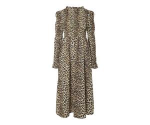 YAS Yaschemma LS Smock Midi Dress Noos, Nomad, S