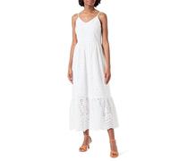 YAS Yasluma Strap Long Dress S. Noos Vestido para Mujer, Color Blanco., M