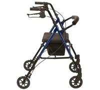 YAsao Carrito de Compras con Andador Plegable de Aluminio liviano (Azul)