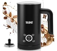 YASHE Espumador de Leche Eléctrico 4 en 1, 300ml, Caliente/Frío, 500W | Espuma Caliente y Fría, Calentador de Leche, Revestimiento Antiadherente, Fácil Limpieza, para Capuchino y Latte Macchiato