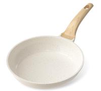 YASHE Sartén Antiadherente de 28 cm, Sartén con Revestimiento de Granito para Huevos, Pancakes y Bacon, Compatible con Inducción, Fácil de Limpiar, Libre de PFOA con Mango Anticalorico