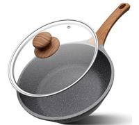 YASHE Batería de cocina antiadherente de 20 piezas - Juego de ollas y sartenes con asas extraíbles, compatible con lavavajillas, apilable, ideal para familias,Gris