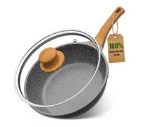 YASHE Sartén Profunda 26cm con Tapa, Inducción, Apta para Lavavajillas