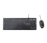 Yashi Teclado y ratón Profesional Multimedia Suave USB KIT MY539 Negro ITA