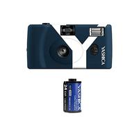 YASHICA cámara MF-1 Snapshot Azul Oscuro + película