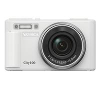Cámara Digital Compacta Yashica City 100 72 MP 3x Zoom Óptico Sensor CMOS WiFi Blanco Plata