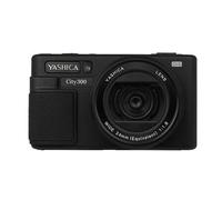 Yashica City 300 con miniflash QuickFlash (50 MP) negro