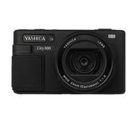 Yashica City 300 con miniflash QuickFlash (50 MP) negro