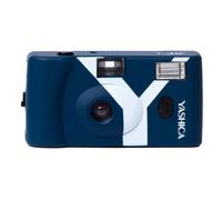 Yashica Mf-1 Snapshot Art Camera Azul Prusia / Cámara Compacta Analógica