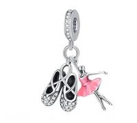 YASHUO Abalorio de plata de ley para mujer, diseño de taza de café, bola, cámara, hongo, perlas, para pulseras, cumpleaños, Navidad, Día de la Madre, Acción de Gracias, 12mm, Zirconia cúbica