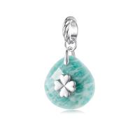 YASHUO Dijes de Navidad para pulseras de plata de ley 925 para mujer, cuentas de amor, familia, mamá, corazón, esmaltado, madre, hermana, novia, día de San Valentín, feliz cumpleaños, 12mm, Zirconia