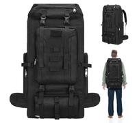 Yaskyly 100L Mochila Camping Trekking Mochila Senderismo Mochila Plegable Ultraligera Mochila Trekking Impermeable Mochila Montaña con Cubierta de Lluvia para Escalada Acampar Turismo Hombre Mujer