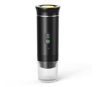 Yaskyly Cafetera Portátil 20 Bar, 3 en 1 Maquina de Cafe Portatil Recargable Compatible con Cápsulas Pequeñas/Grandes y Café Molido, Cafetera Eléctrica para Viajes, Acampada, Oficina y Hogar