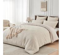 YASMENG Ropa de cama Boho de 220 x 240 cm, diseño geométrico bohemio, estilo bohemio, moderno, de microfibra suave, juego de 3 piezas con cremallera y 2 fundas de almohada de 80 x 80 cm