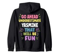 Yasmine Personalized Women's Gift Custom Yasmine Sudadera con Capucha
