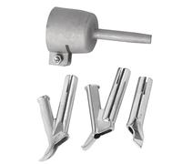 yasoe 4 Piezas/Juego de Boquillas de Soldadura Rápida de 8 Mm, Redondas y Triangulares, Boquillas de Sujeción para Varillas de Plástico de Soldadura con Soplete de Aire Caliente