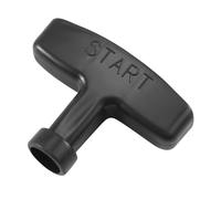 yasoe Empunadura Tirador de arranque del retroceso reemplazo negro para motor