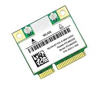 yasoe RTL8822CE Tarjeta WiFi 1200Mbps 2.4G+5Ghz 802.11AC Rojo Mini PCIe Bluetooth 5.0 Soporte Laptop/PC 10/11