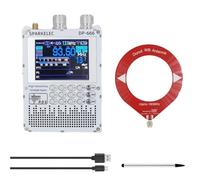 yasoe TEF6686 Radio DP-666 Banda completa FM/LW/MW/SW Radio de onda corta ESP32 RDS 2.8 pulgadas IPS pantalla táctil + kit de antena en bucle
