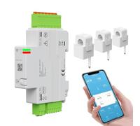 Yasorn Contador Trifásico WiFi 3x120A, Medidor de Consumo Eléctrico | Medidor de Energía, Clase 1, 3 Transformadores 120A, 220-240 V CA, App Smart Life/Tuya, 2,4 GHz, Tensión y Potencia