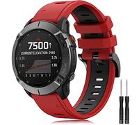 Yaspark Correa Fenix 5/Fenix 6 Pro/Fenix 5 Plus/Fenix 6/Fenix 7/Fenix 7 Solar/Forerunner 945/Forerunner 935/Instinct/Forerunner 745/Approach S60/S62/Quatix 5/6 Correa de Silicona de 22mm Pulseras