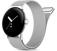 YASPARK Correa para Google Pixel Watch 3 45mm, Acero Inoxidable Magnética Metal Correa para Google Pixel Watch 3 45mm, Correa para Hombres Mujeres