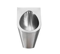 YASS Urinario público de Acero Inoxidable 304 con Drenaje por inducción para Montaje en Pared, Ideal para familias, hoteles y escuelas.