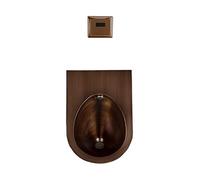 YASS Urinario Vertical pequeño de Acero Inoxidable 304 con Descarga automática para Montaje en Pared y válvula de Sensor, Ideal para familias, hoteles y escuelas.