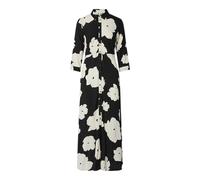 YASSAVANNA - Camiseta Larga de Manga Corta, Negro/AOP: Mille, XS