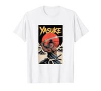 Yasuke African Samurai Japón Negro Historia Camiseta gráfica económica