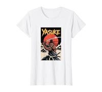 Yasuke African Samurai Japón Negro Historia Camiseta gráfica económica