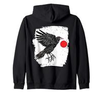 Yatagarasu T | Cuervo de Tres Patas | mitología Japonesa Sudadera con Capucha