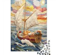 Yate de Hilo yanquiRompecabezas De 1000 Piezas para Adultos, Juegos De Desafío para Niños, Regalos38x26cm/1000pcs