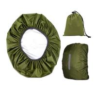 YATEICBC 1 Pcs Funda Impermeable para Mochila con Bandas Reflectantes,15L-50L Funda Impermeable para Mochila con Bolsillo de Almacenamiento,Mochila Impermeable para Senderismo,Camping,Viajes,Ciclismo