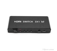 YATEK Switch HDMI 3x1 YK-0301, soporta 3D, Seleccione, amplifique y la señal HDMI