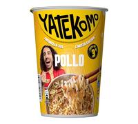 Yatekomo · Fideos Orientales Noodles Pollo Mundial Cucurella Cup XL, Listos en 3 minutos, 81 gramos