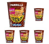 Yatekomo · Fideos Orientales YATEKOMO Parrilla | Preparado de Noodles Orientales con Aderezo Parrilla. Fácil y Rápido de Preparar: Listo en 3 Minutos - 60 gramos · 1 ración (Paquete de 5)